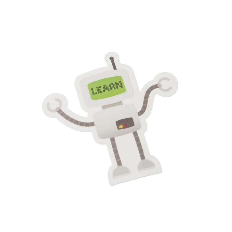 Learn Robot Sticker