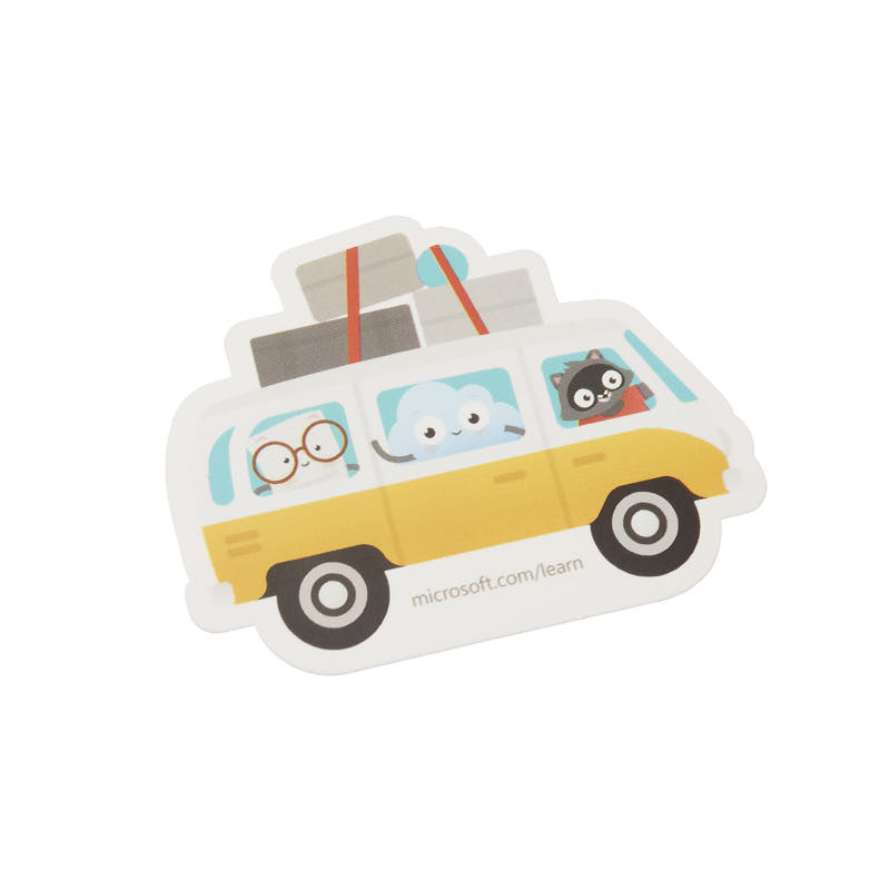 Microsoft Bus Sticker